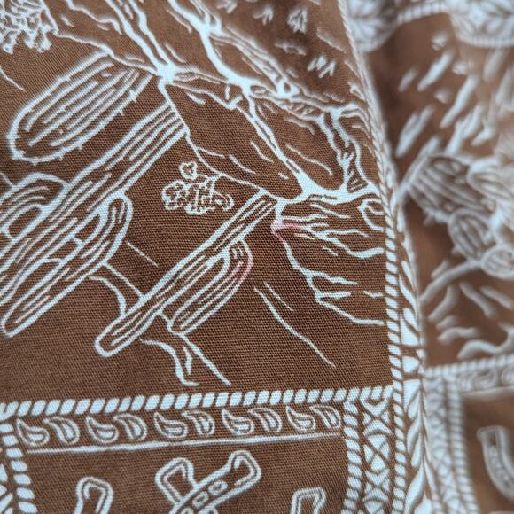 Wrangler Dress Girls Sz 3T Brown Cowgirl Desert - Picture 4 of 5